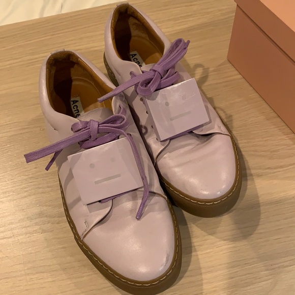 Acne studio lavender purple sneakers sz37 - Picture 2 of 7